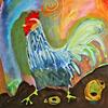 Gallo del Sol (framed)