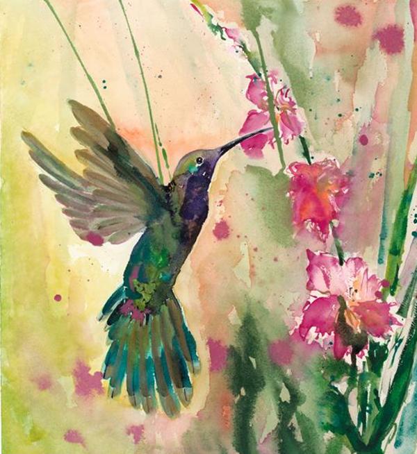 Iridescent Garden (framed)