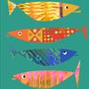 Fish Fancy (teal)