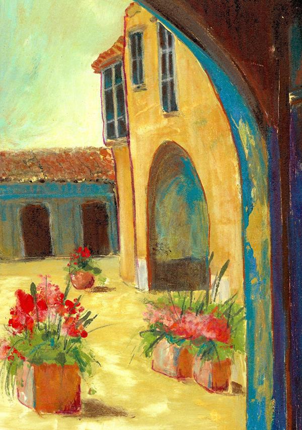 In the Courtyard