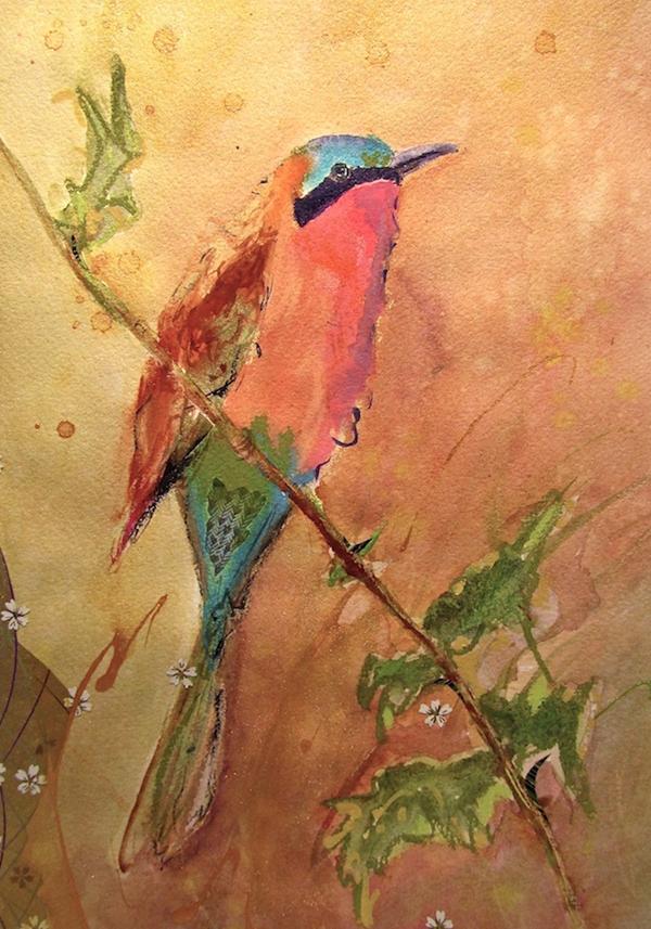 Carmine Bee Eater (framed)