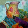 On the Gypsy Scarf (framed)