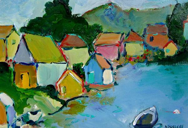 My Harbor Home (acrylic)